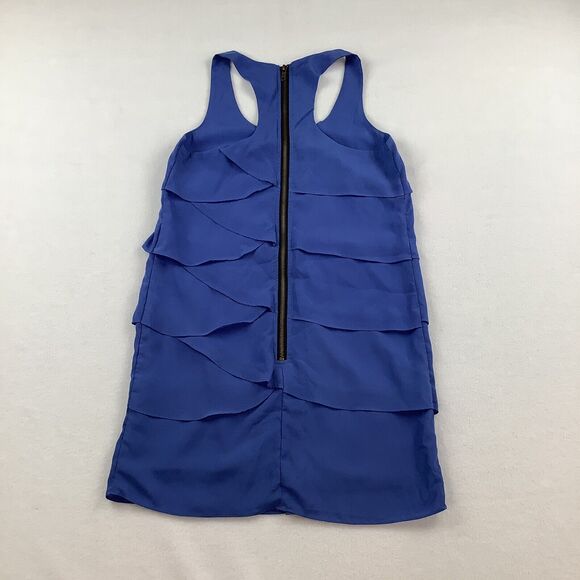 Lush Dress Women’s Small Periwinkle Blue Layered Ruffles‎ Sleeveless Summer - Picture 12 of 16